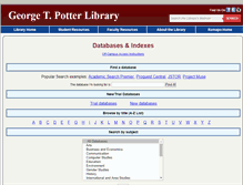 Tablet Screenshot of library2.ramapo.edu